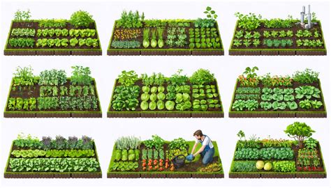 Illustration d'un jardin potager en permaculture avec paillage organique