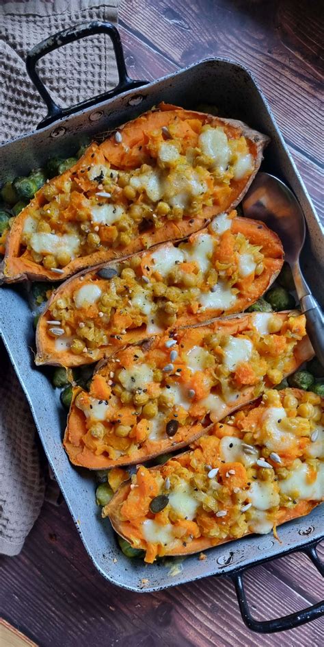 Plat de patate douce cuisiné