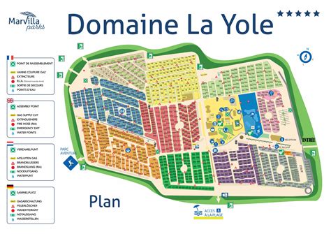 Plan du domaine de la Ferme de la Goursaline