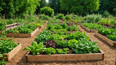 Schéma de remplissage d'un carré potager en permaculture