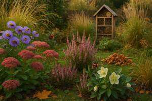Schéma d'un jardin favorable aux pollinisateurs