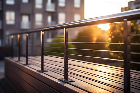 Image d'un garde-corps en aluminium résistant aux intempéries