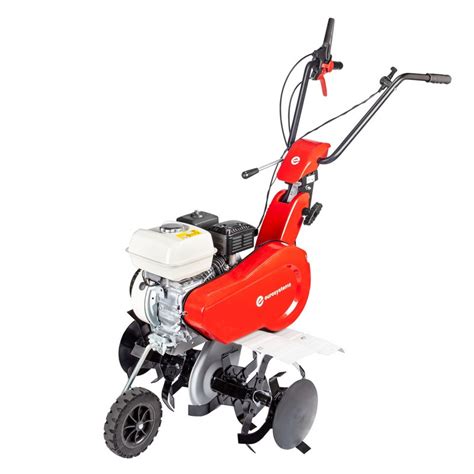 Motobineuse Euro 5 Evo en plein travail dans un potager