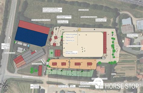 Vue aérienne des installations équestres du Boulevard des Jardiniers à Nice