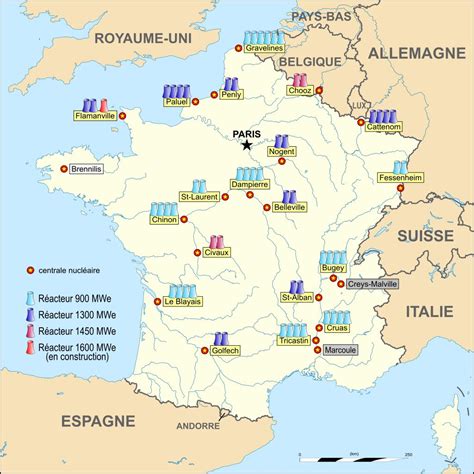 Carte des principales usines d'assemblage de tracteurs en France