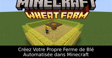 Schéma conceptuel d'une ferme de blé automatisée avec un système de récolte par eau
