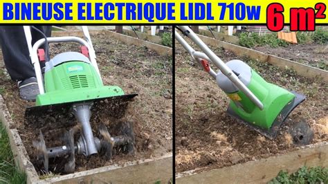 une bineuse électrique en action dans un potager domestique
