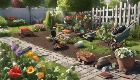Schéma de l'entretien saisonnier du jardin