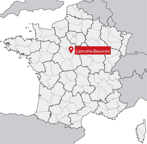 Carte ancienne de Lamotte-Beuvron