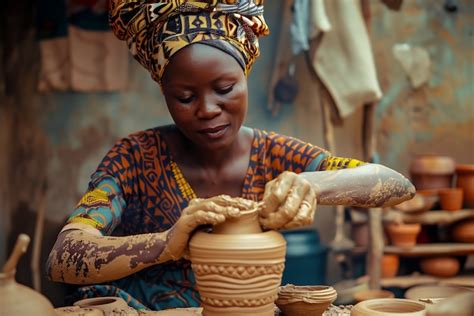 artisanat bronzier africain traditionnel