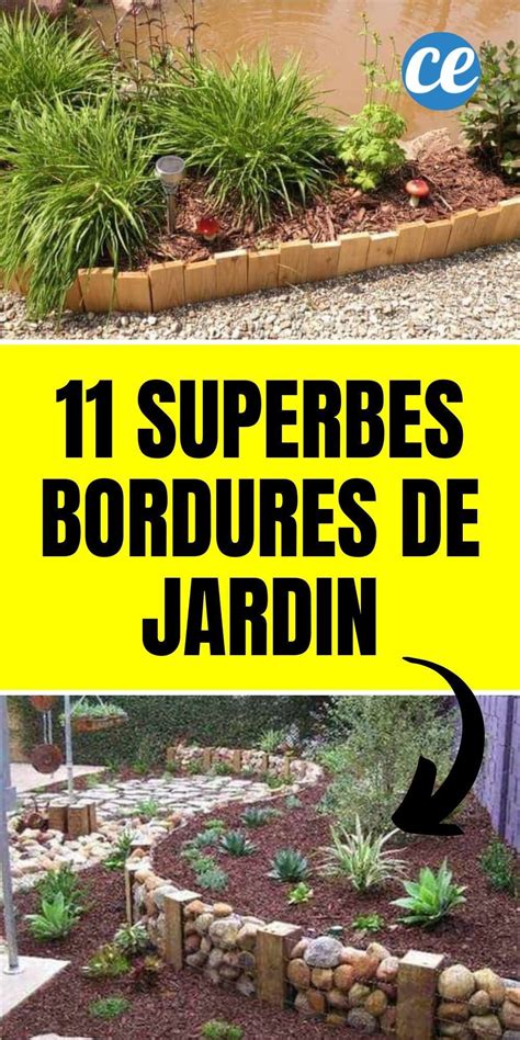 Exemple de jardin aménagé avec des bordures souples