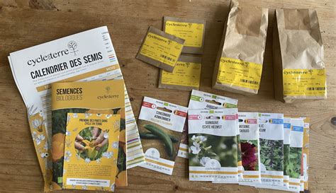 comparaison de sachets de semences en rayon