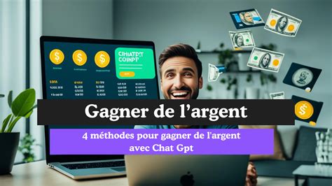 Infographie présentant différentes méthodes pour gagner de l'argent en ligne