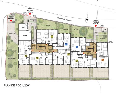 Plan de l'Allée des Chevrefeuilles à Gassin