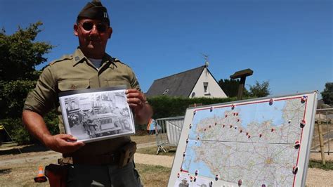 Reconstitution historique d'un camp américain de 1944 en Bretagne