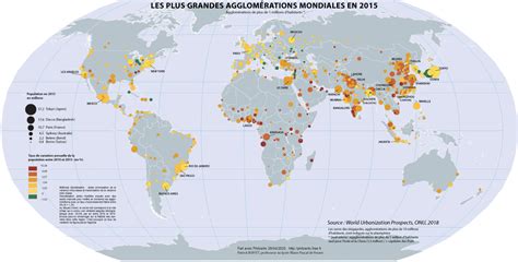Carte des origines mondiales de l'hortensia