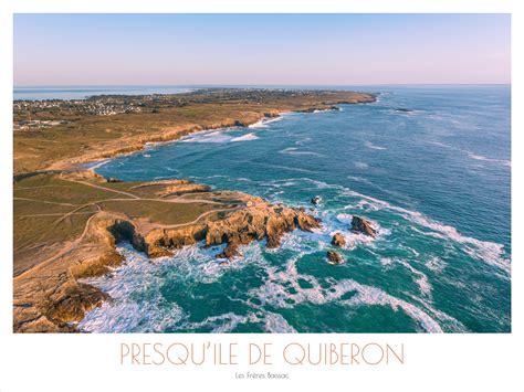 Vue panoramique d'un jardin paysager sur la presqu'île de Quiberon