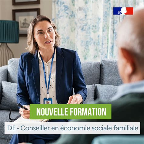 Infographie montrant les domaines d'intervention d'un conseiller en économie sociale familiale