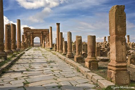 Vue des ruines romaines