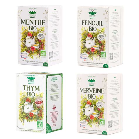 Assortiment de tisanes et d'herbes aromatiques