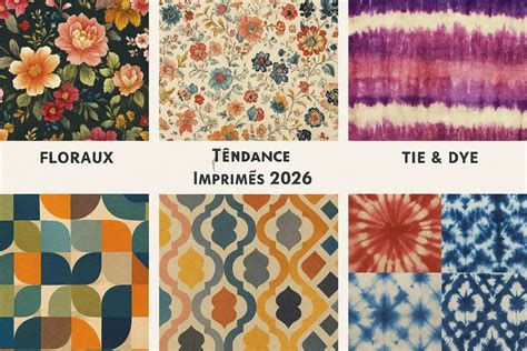 Tendances actuelles des motifs floraux
