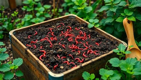 Plantes saines fertilisées avec du lombricompost