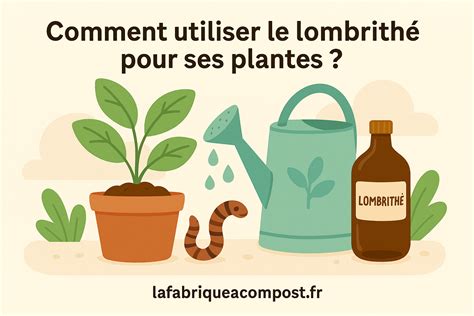 Illustration de lombrithé dilué pour l'arrosage
