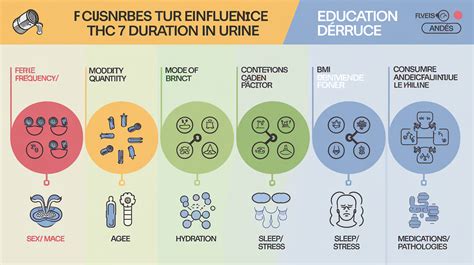 Infographie: Facteurs influençant la durée de détection du THC