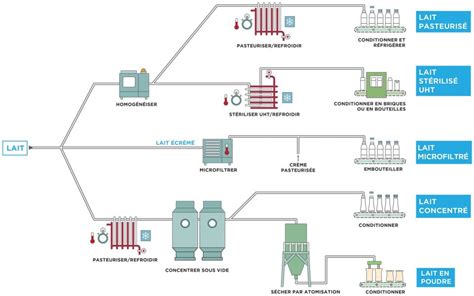 Schéma de fonctionnement d'une fruitière traditionnelle avec collecte du lait et transformation en meules