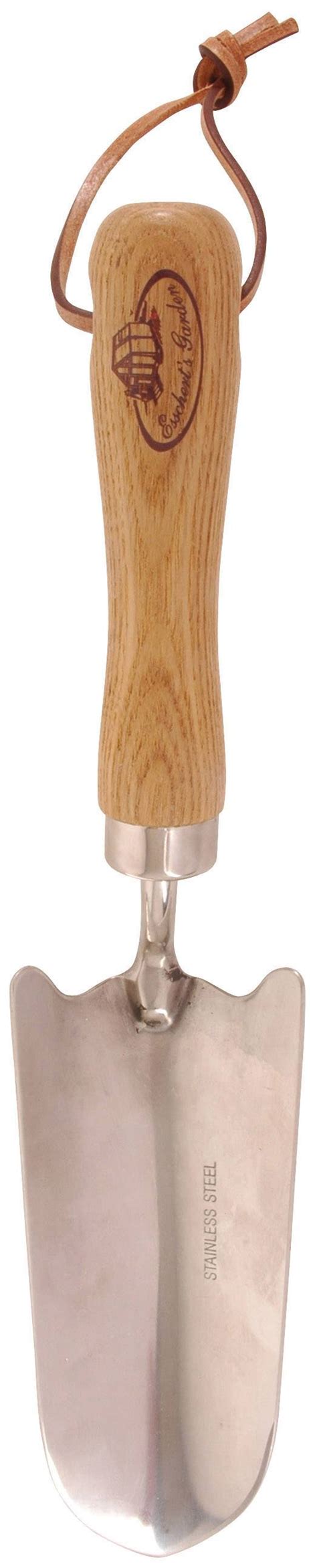 Pelle plantoir en acier inoxydable avec manche en frêne