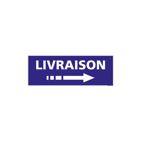 Panneau de signalisation de livraison