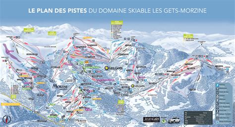 Plan des pistes de ski de fond et raquettes Haute-Joux et Frasne