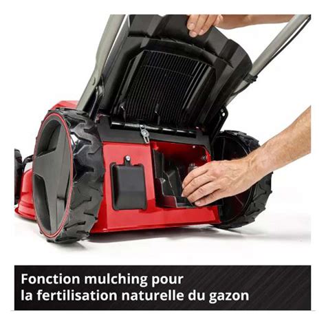 Schéma illustrant la liberté de mouvement d'une tondeuse sans fil
