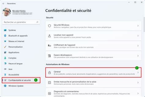 Interface du tableau de bord de confidentialité Microsoft