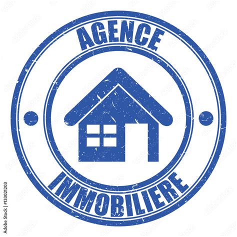 Logo d'une agence immobilière avec une carte de Brest