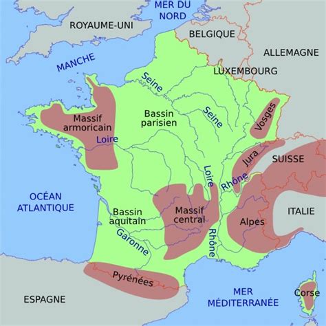 Carte des régions de France où l'on trouve des myrtilles sauvages (Vosges, Massif Central, Alpes, Ardèche)