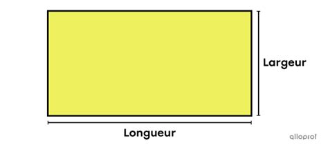 Capture d'écran montrant une mesure de rectangle avec les valeurs de largeur et hauteur affichées