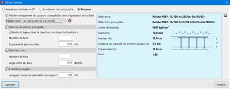 Interface de sélection des unités dans la fenêtre des options de l'outil règle