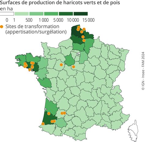 Carte de répartition des zones de production de semences paysannes en France