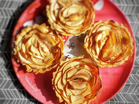 Disposition des pommes en rosace