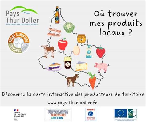 Carte des points de vente de produits locaux dans le Var