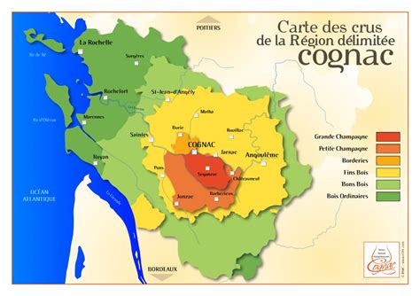 Vignobles ensoleillés de la région de Cognac