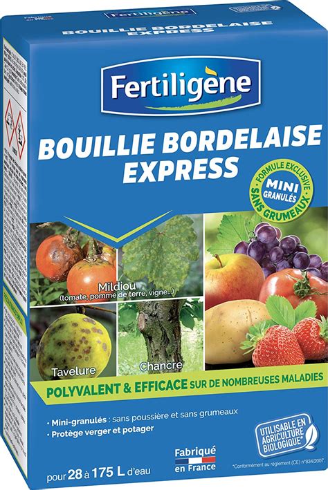 Effets de la bouillie bordelaise