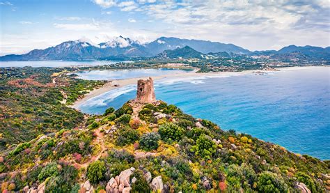 Paysage typique de la Macchia Mediterranea en Sardaigne