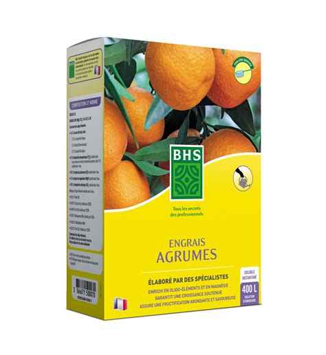 Engrais spécifique pour agrumes