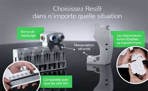Vue détaillée du module de repiquage Resi9 XE