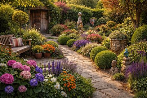 Elie Semoun dans son jardin