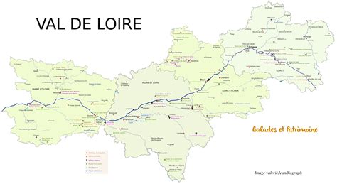 Carte de la région du Val de Loire avec les points de vente de fraises
