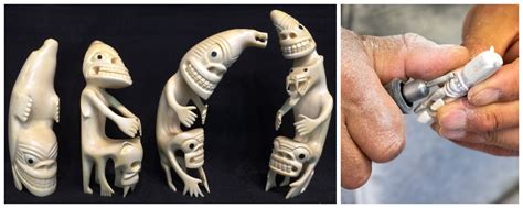 Sculpture inuite traditionnelle (tupilak)