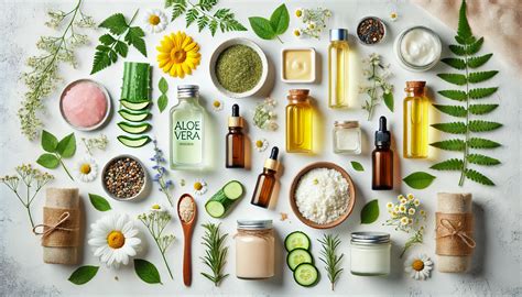 Gamme de produits de soin corporel aux ingrédients naturels